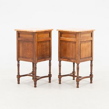 Bedside Tables, a Pair, Mid-20th Century.