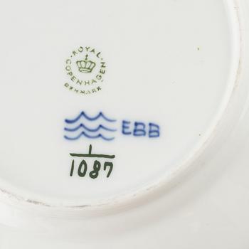 Royal Copenhagen, kaffeservis, 25 delar, porslin, "Musselmalet Hel- och Halvblonde",  Danmark.