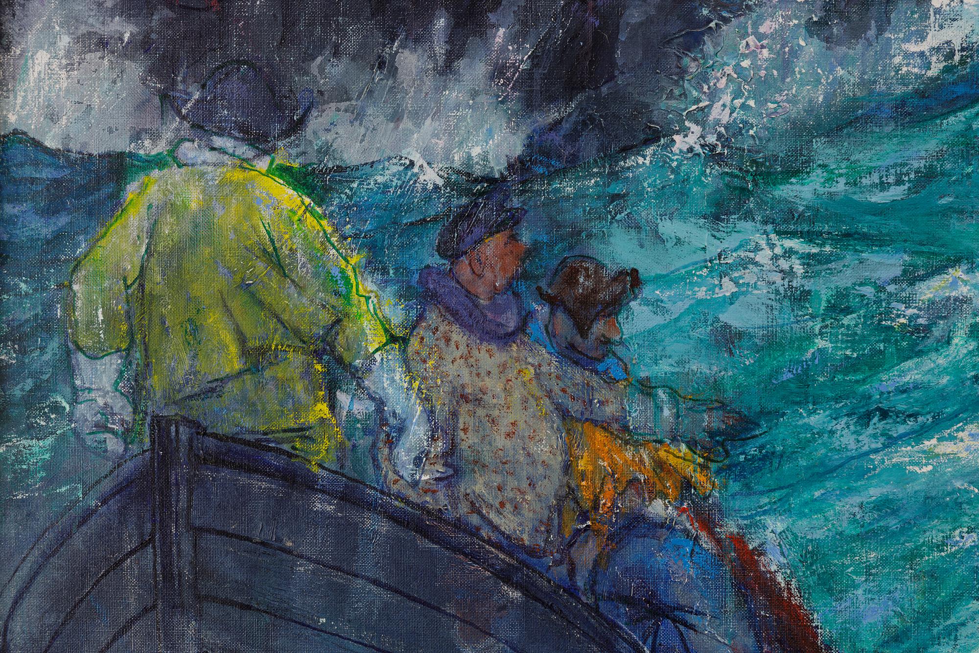 Eerik Haamer, Fishing boat convoy.