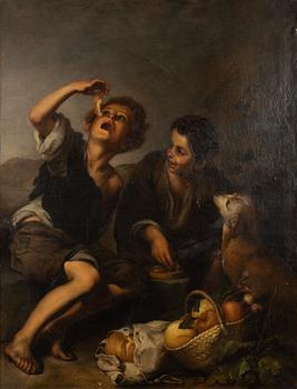 Bartolomé Esteban Murillo, kopia efter, 1800-tal. "The Pie eaters".