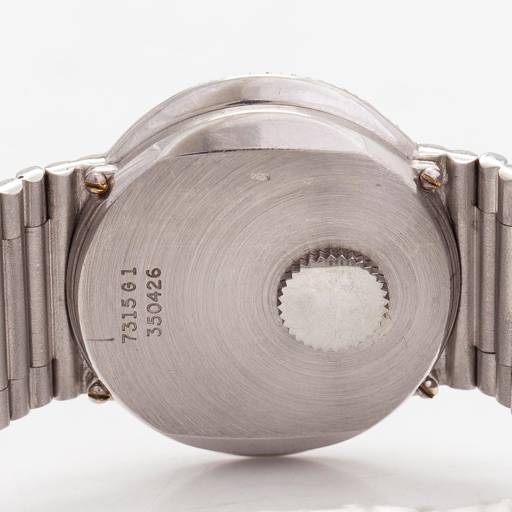 Piaget, "Onyx Diamond Dial", armbandsur, 27,5 x 24,5 mm.