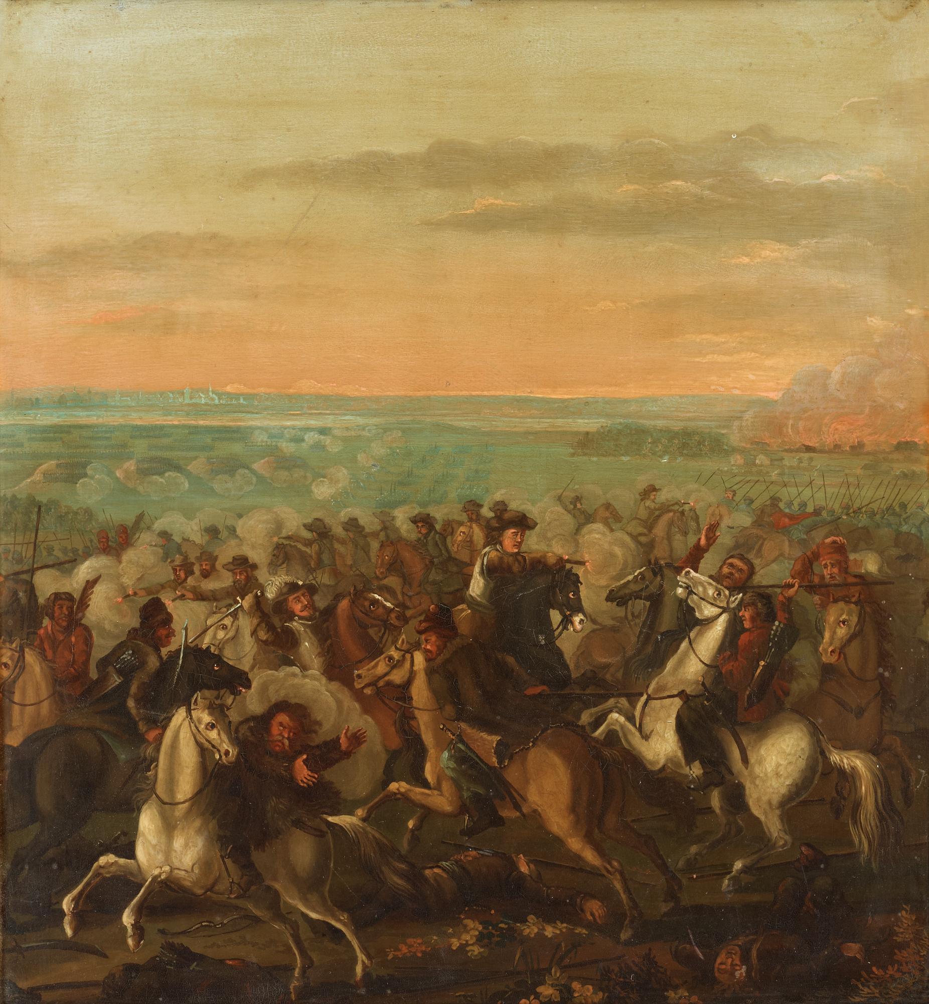 Johan Christoffer Boklund Tillskriven, Batalj med konung Carl X Gustaf.