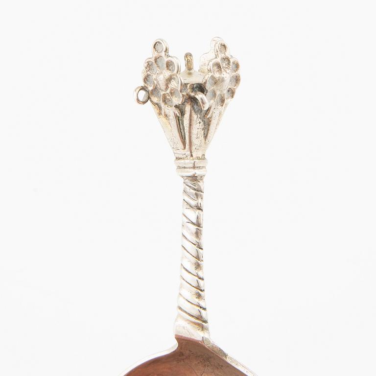 Supsked silver Karlskrona möjligen Benedict Stechau (verksam 1705-1712).