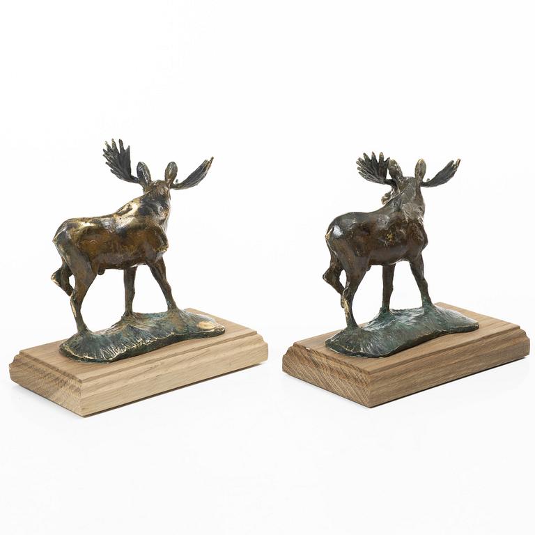 Torbjörn Forsberg, Moose bulls, 2 pcs.
