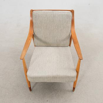 Peter Hvidt & Orla Mølgaard Nielsen, fåtölj, "FD 135", för France & Daverkosen, Danmark, 1950-tal.