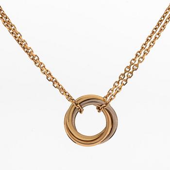 Cartier, halsband, "Trinity", modell mini, 18K guld.