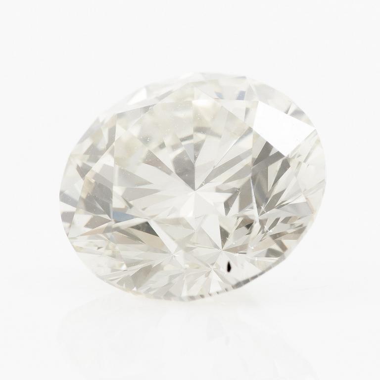 Round brilliant-cut diamond 1.50 ct, accompanied by a GIA report.