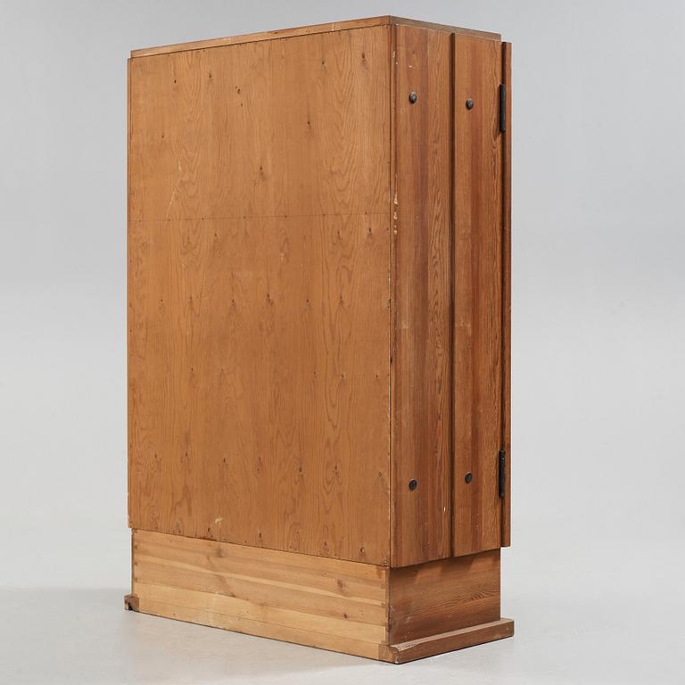 Axel Einar Hjorth, a 'Lovö' stained pine cabinet, Nordiska Kompaniet, NK, Sweden 1930's.