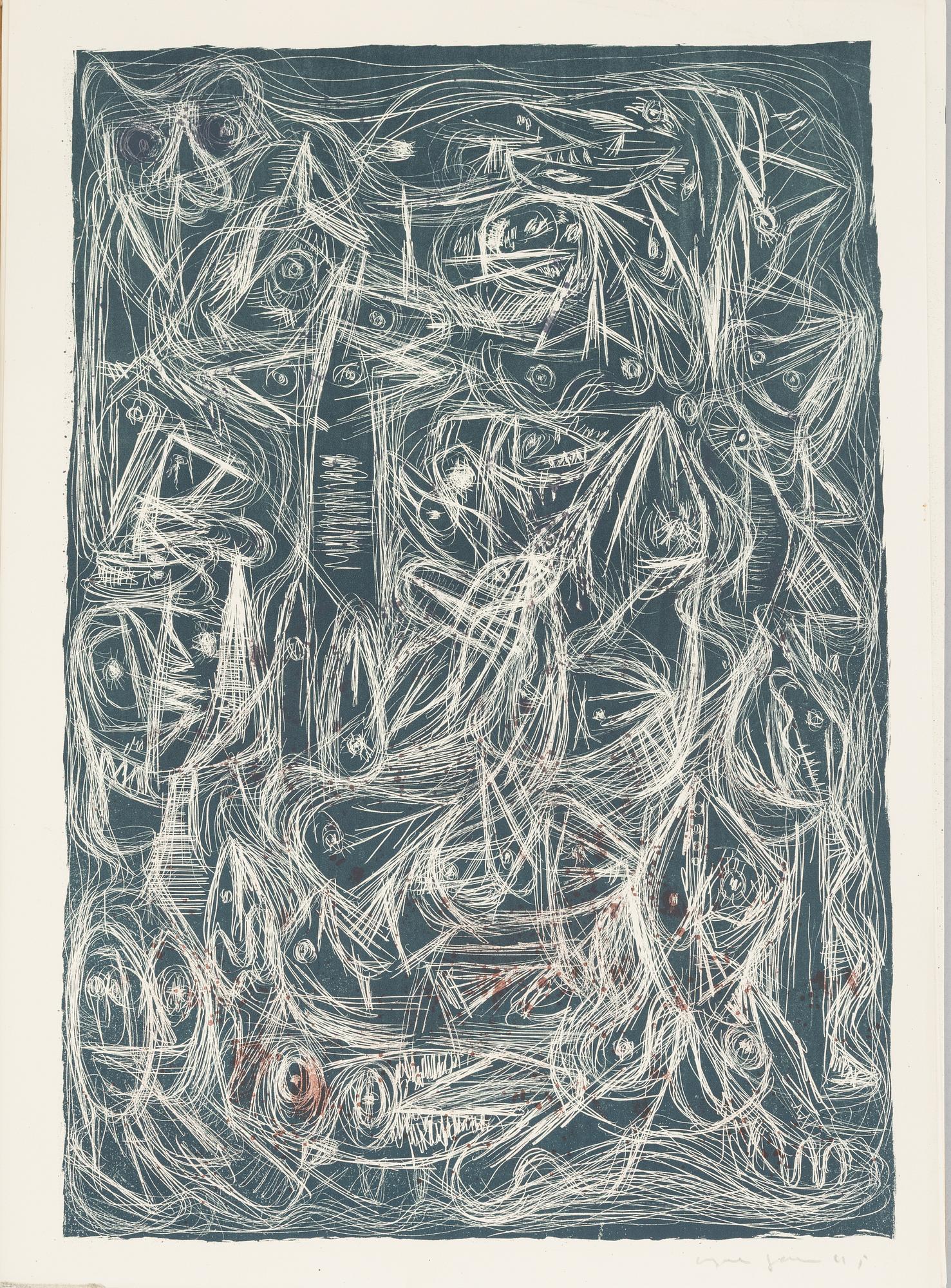 Asger Jorn, Folder with 7 lithographs from: "8 Lithographs".