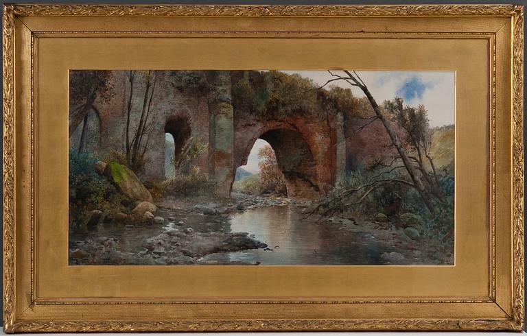 Ettore Roesler Franz, AN OLD AQUEDUCT.