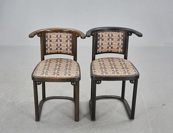 STOLAR, ett par, "Fladdermus", Josef Hoffmann, Wittmann.