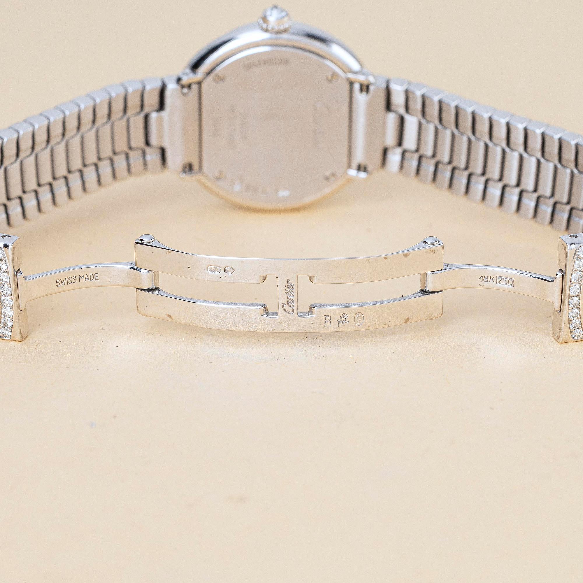 Cartier, Trinity, "Diamond set case and bracelet", ca 2000.