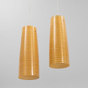 Marc Sadler, taklampor, ett par, "Tite 2", Foscarini Murano, Italien.