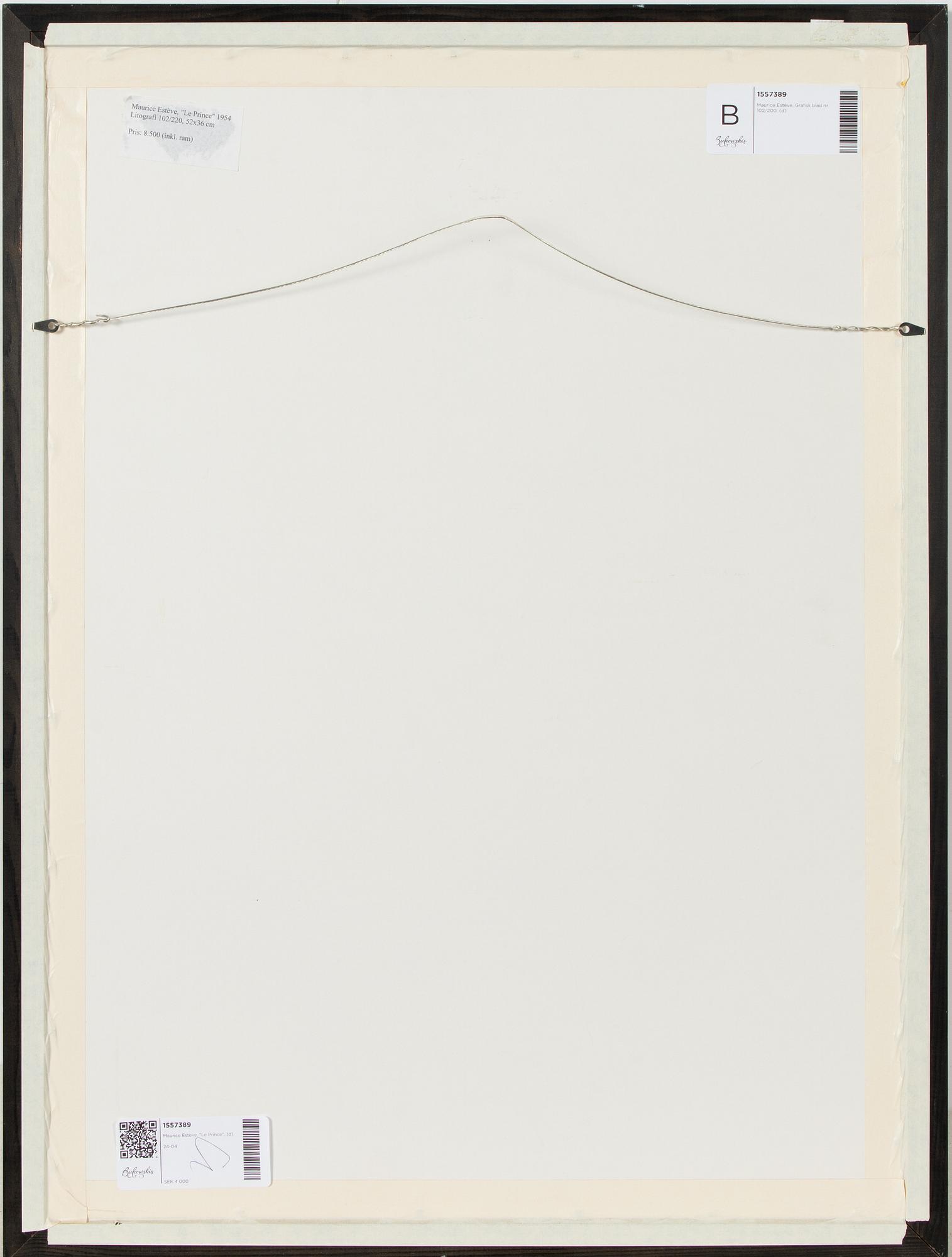 Maurice Estève, "Le Prince".