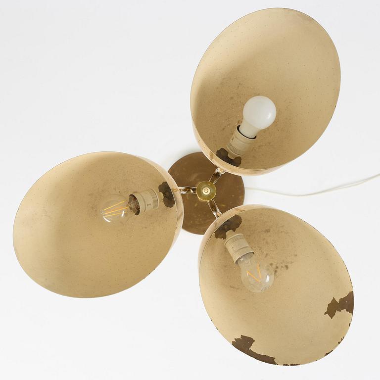 Carl-Axel Acking, a floor lamp model "2645", Bröderna Malmströms Metallvarufabrik, Malmö, 1940s-50s.
