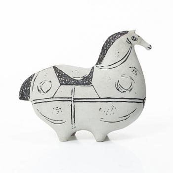 Stig Lindberg, A stoneware sculpture, “Springare”, signed Stig L, with the studio hand, Gustavsberg, 1950s.