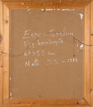 Eero von Boehm, oil on board, signed.