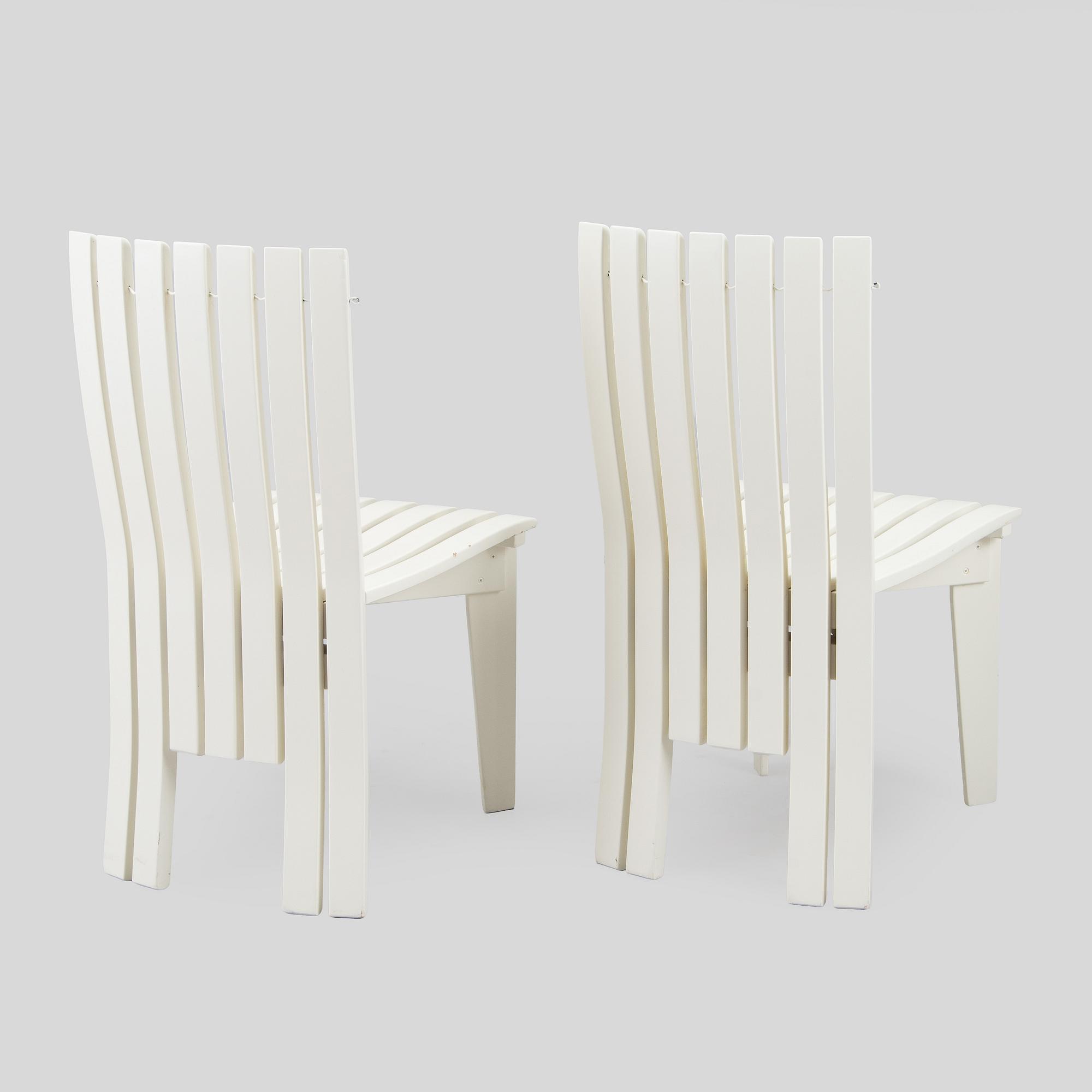 Alvar & Aino Aalto, trädgårdsmöblemang, 5 delar, "Aurinko"-serien, Artek, 2000-tal.