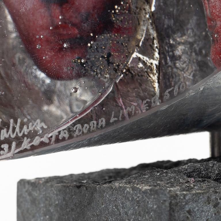 Bertil Vallien, sculpture, Limited Edition, Kosta Boda.