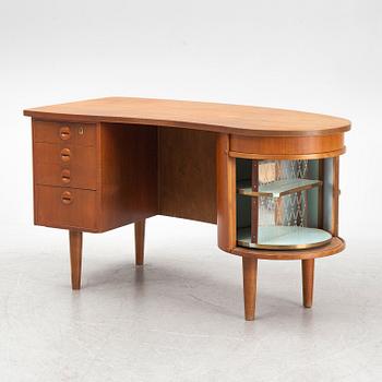 Kai Kristiansen, skrivbord, "Kidney 54",  Feldballes Møbelfabrik, Danmark, 1950/60-tal.