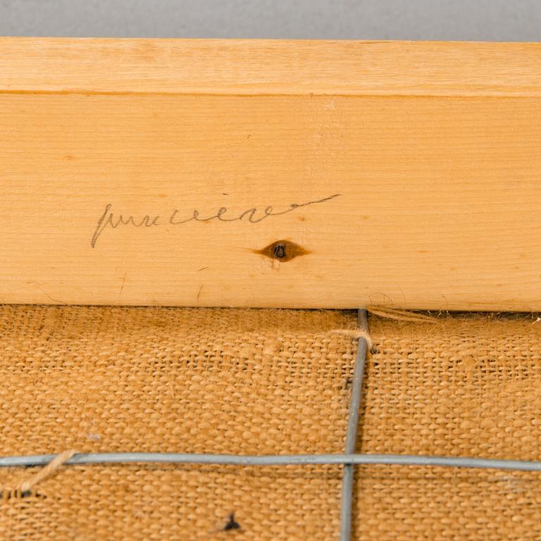 A mid-20th century open armchair model 36/401 for Artek, Finland.