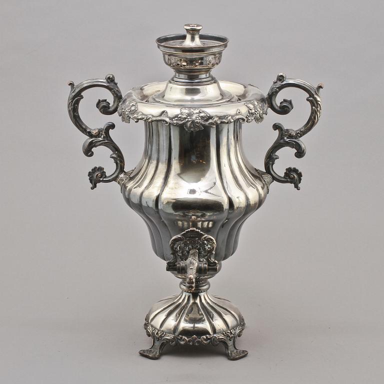 SAMOVAR, nysilver, 1800/1900-tal.