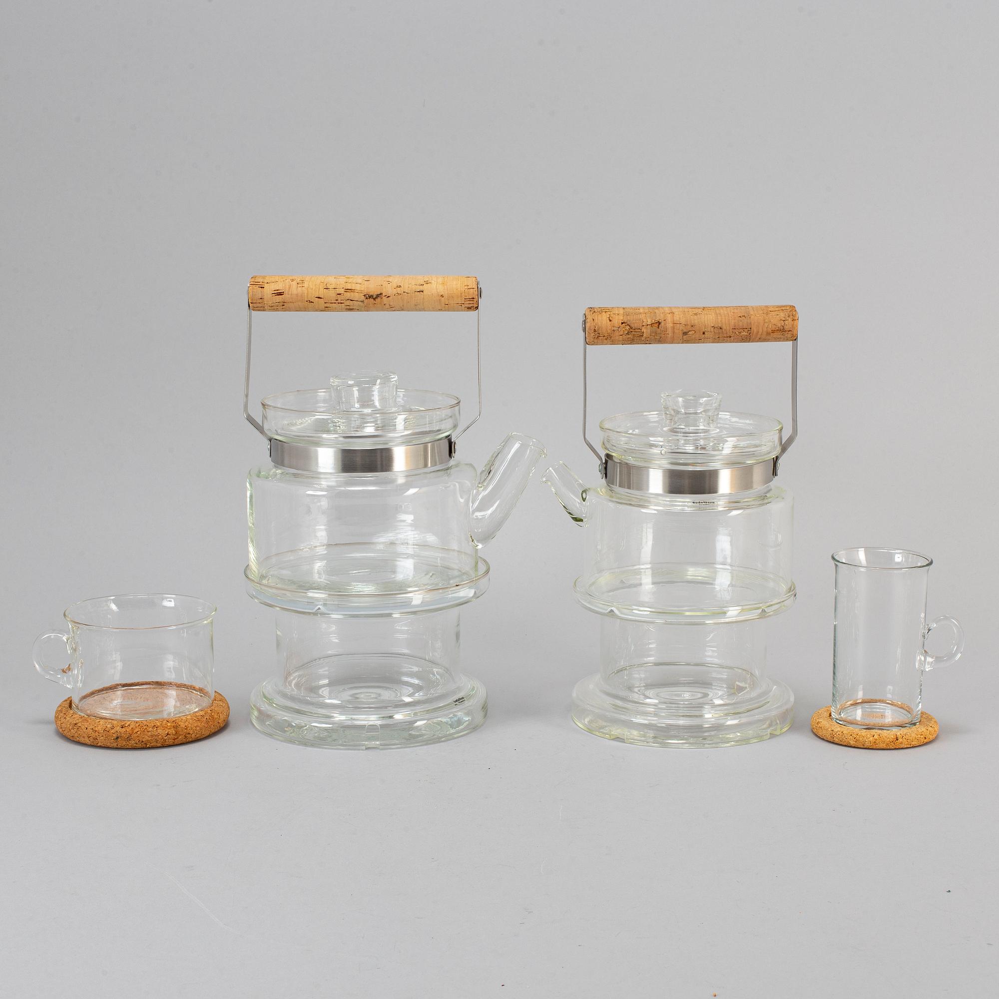 SIGNE PERSSON-MELIN, teservis, 13 delar, glas, Boda Nova.