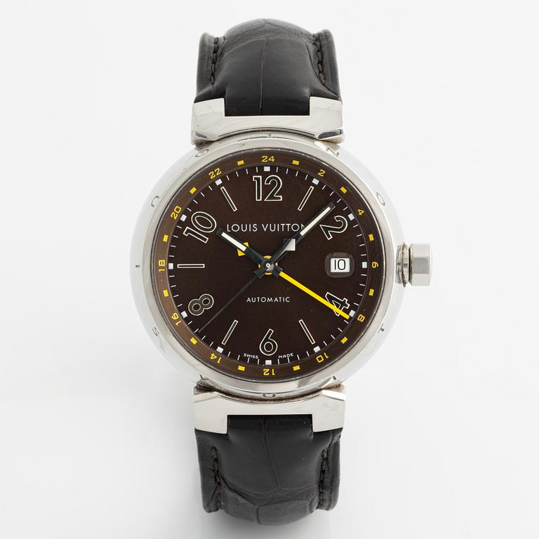 Louis Vuitton, Tambour GMT, wristwatch, 39.5 mm.