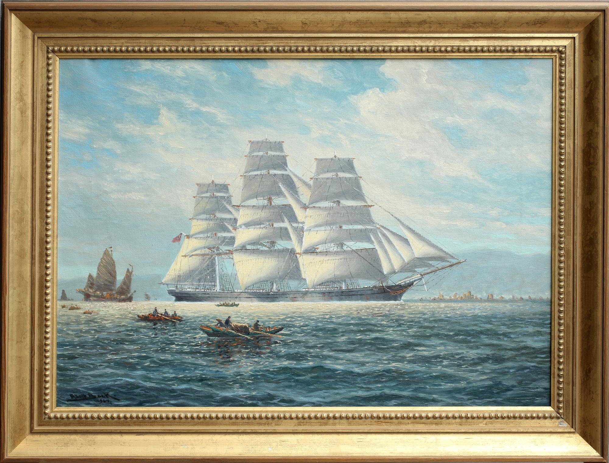 ADOLF BOCK, olja på duk, sign o dat 1964.