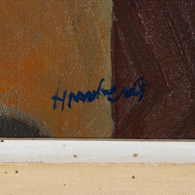 HARRY MOBERG, olja på duk, signerad.