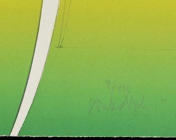 PAUL WUNDERLICH, litografi, sign och numr 9/100.