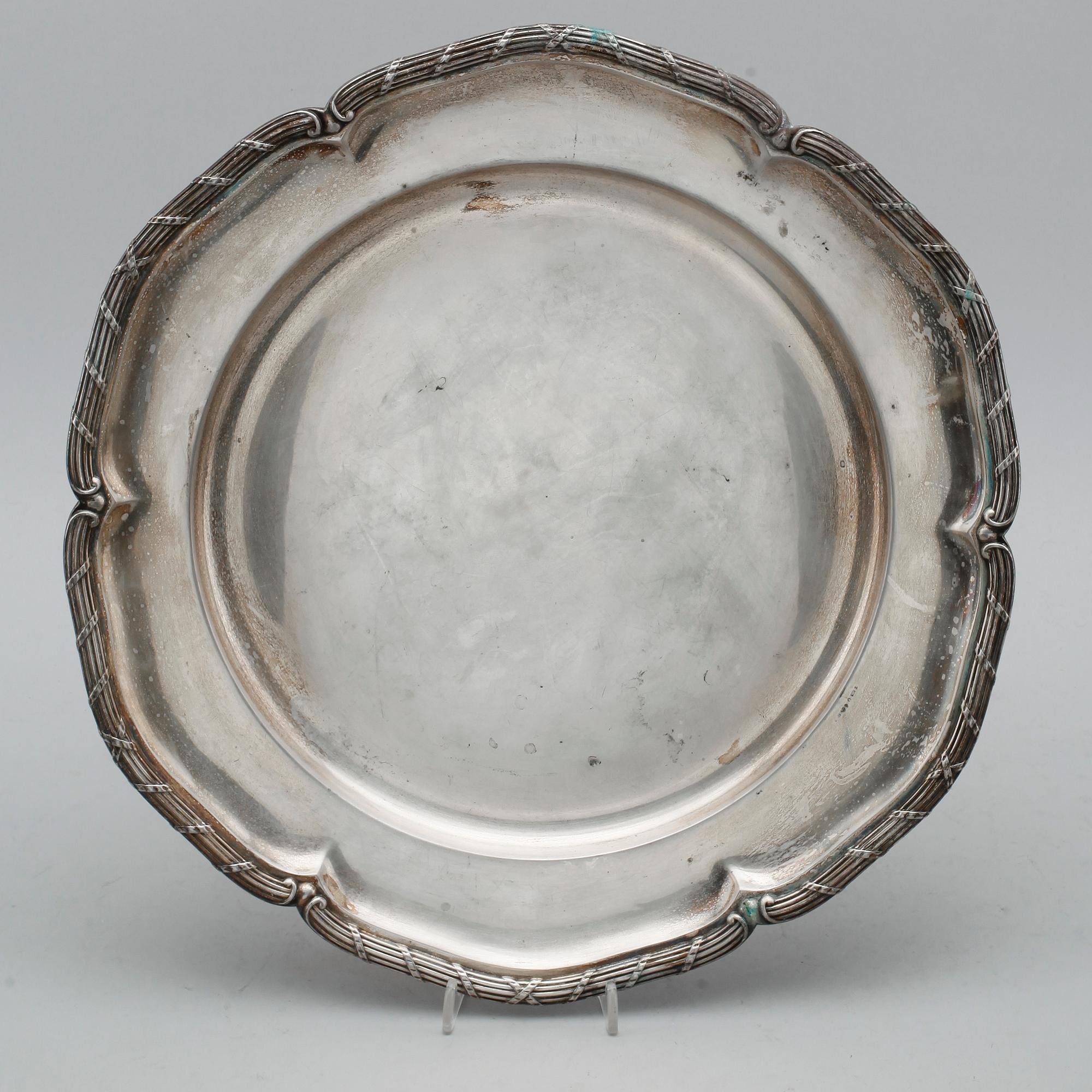 FAT, silver, GAB, Stockholm 1925. Vikt ca 744 gram.