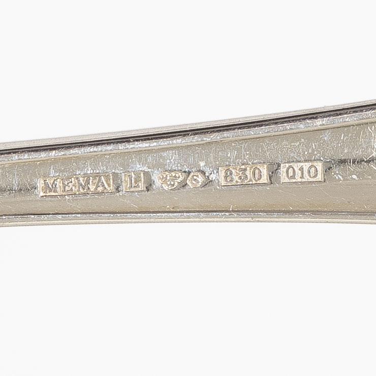 Bordsbestick, 24 delar, silver, modell Symfoni, Mema, Lidköping, bl a 1985.