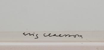 STIG CLAESSON (SLAS), collage, signerad.