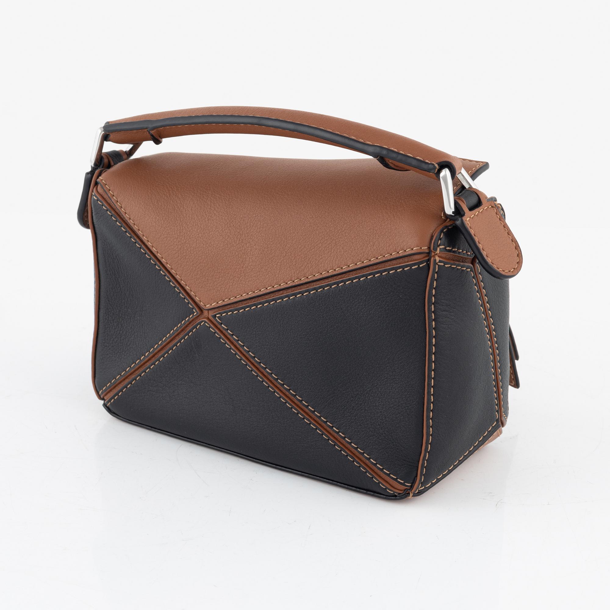 LOEWE, a leather 'Puzzle Mini' bag.