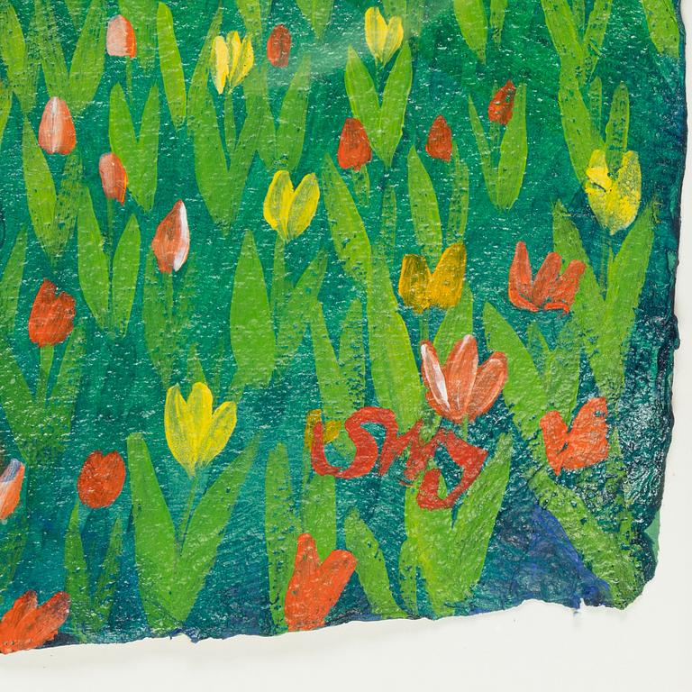 Stefan W Igelström, akvarell, signerad.