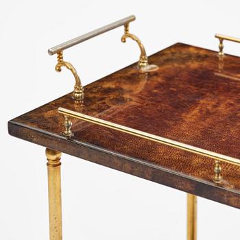 Aldo Tura, a serving trolley, Milan, Italy, 1960s-70s.