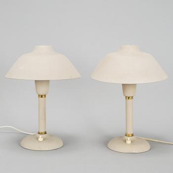 A pair of Gemi table lamps, 1960's.