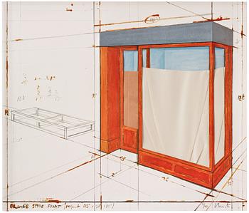 Christo & Jeanne-Claude, "Orange Store Front, Project".