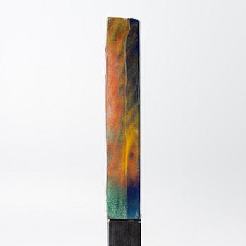Kjell Engman, skulptur, glas, unik, signerad, Kosta Boda.