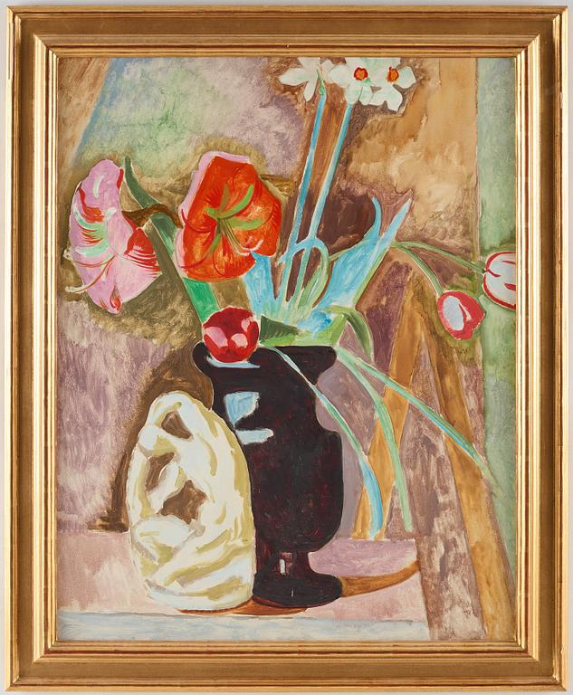 Isaac Grünewald, The black vase.
