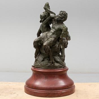 LUDWIG HASSELRIIS, sculpture, bronze, signed.
