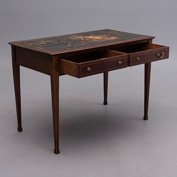 SKRIVBORD samt STOL, England 1800-talets slut.
