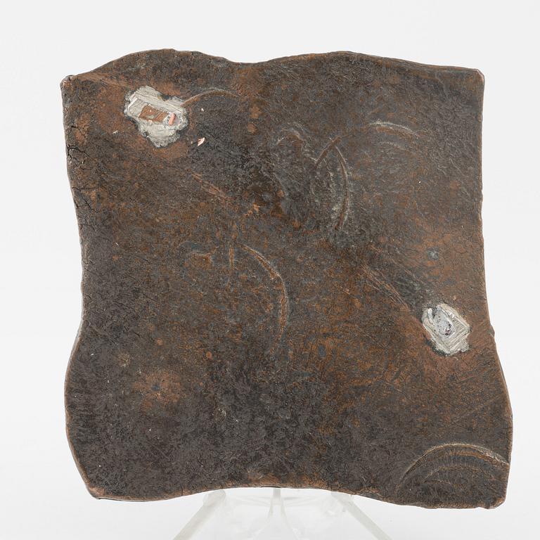 Plåtmynt, Fredrik I, 1/2 daler silvermynt, 1744, Avesta.