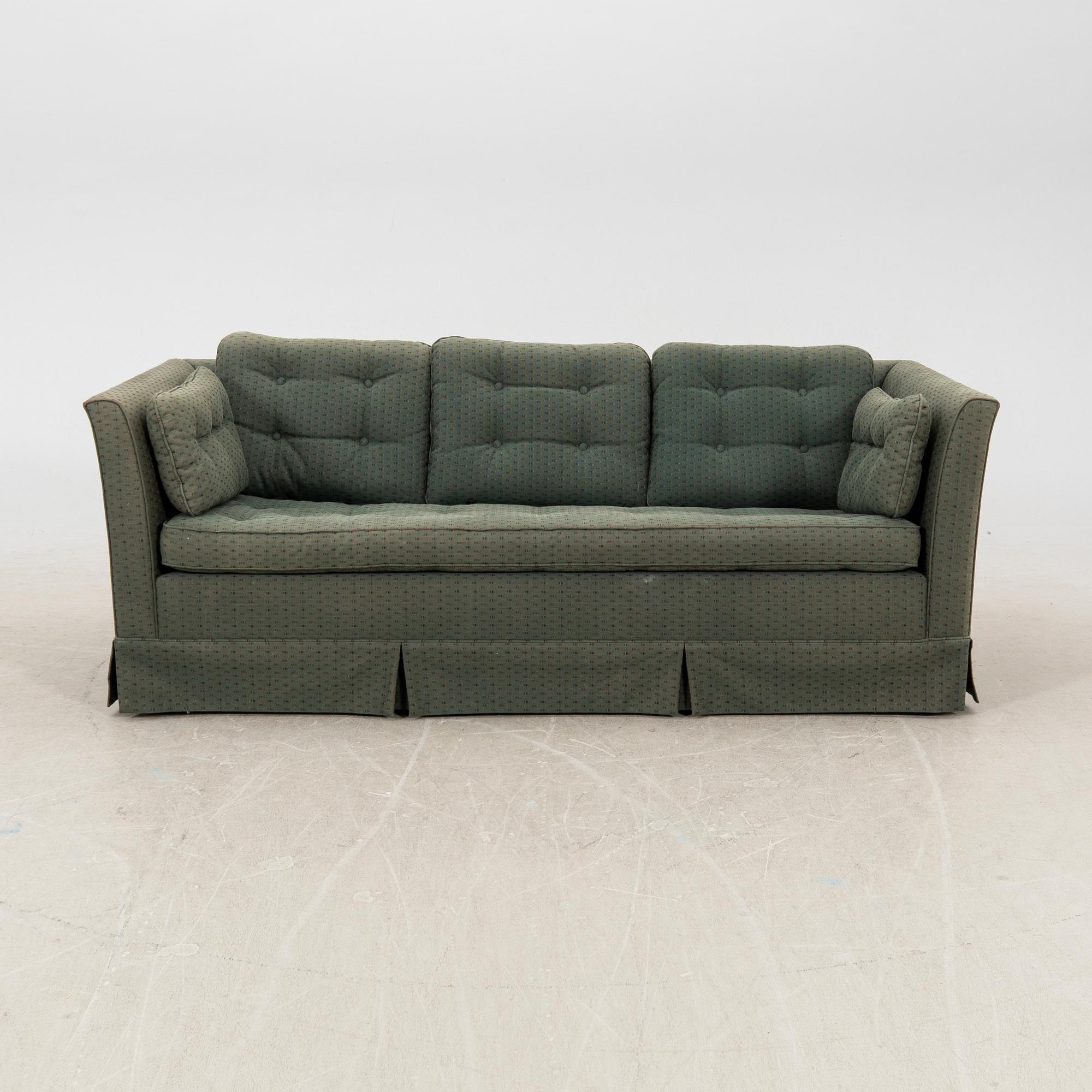 A three-seater sofa from the second half of the 20th century.