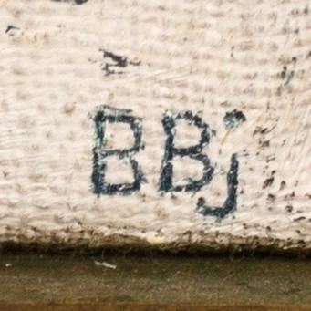 BENTE BJERREGAARD, 3 delar, oljor på duk, signerad.