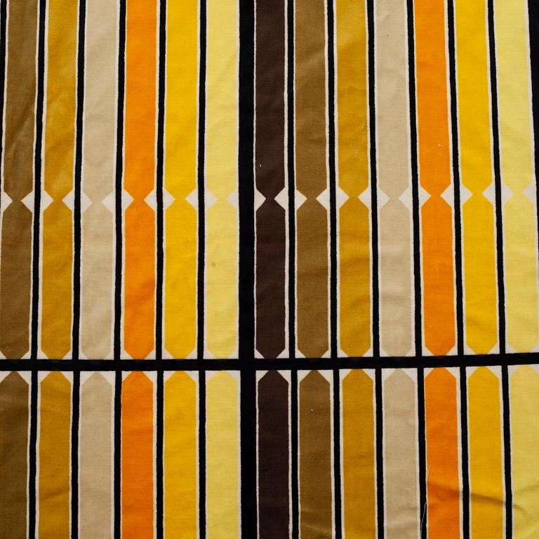 ASTRID SAMPE, A TEXTILE, "Windy way", Triva Textil, ca 583 x 127 cm (the width of the pattern 118 cm).