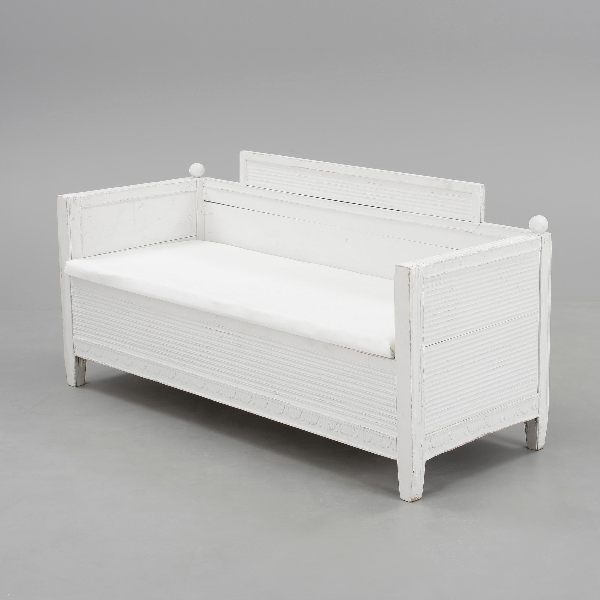 SOFFA, gustaviansk, omkring år 1800.