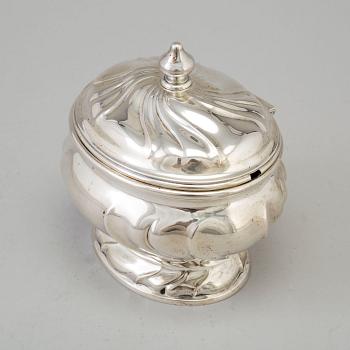 A 1926 silver sugar bowl by K Andersson, Stockholm.