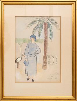 Einar Jolin, "Britt i en park i Alger".